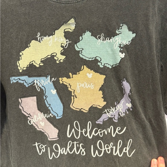 Welcome to Walt’s world Disney Parks countries tee - Picture 2 of 4